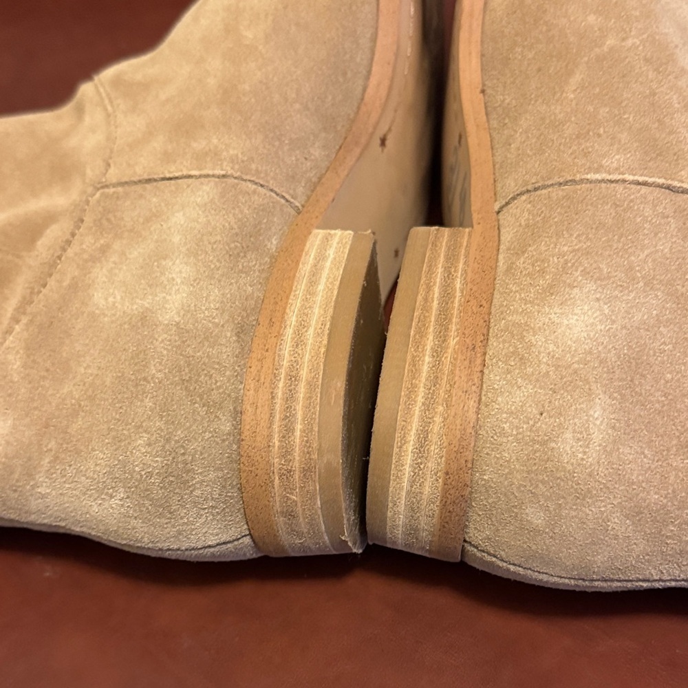 Splendid Light Brown Suede Ankle Boots - Picture 10 of 13